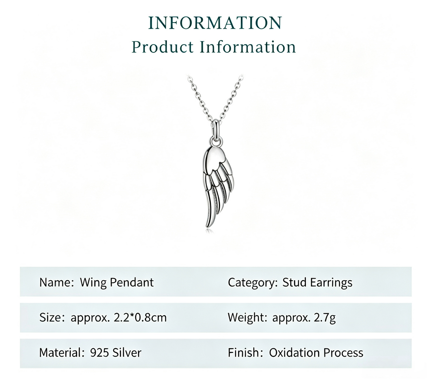 Silver Wing Necklace