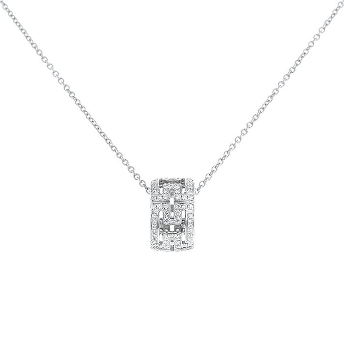 [Renovia Jewelry]PARENTESI NECKLACE SILVER DIAMOND