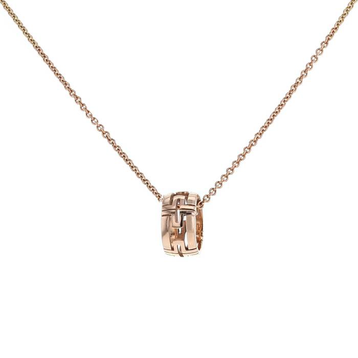 [Renovia Jewelry]PARENTESI NECKLACE PINK GOLD