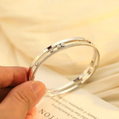 [Renovia Jewelry]Move Romane Diamond Bangle Bracelet