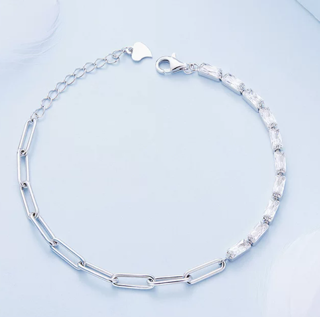 Platinum Zircon Bracelet