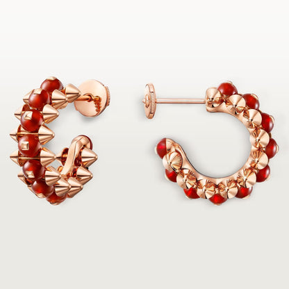 [Renovia Jewelry]CLASH 7.9MM AGATE CHALCEDONY EARRINGS