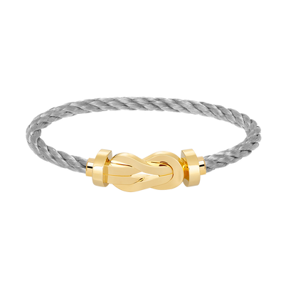 [Renovia Jewelry]CHANCE LARGE 8 FIGURE BUCKLE NO DIAMOND BRACELET GOLD