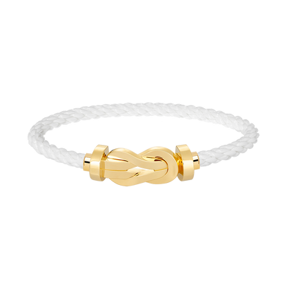 [Renovia Jewelry]CHANCE LARGE 8 FIGURE BUCKLE NO DIAMOND BRACELET GOLD