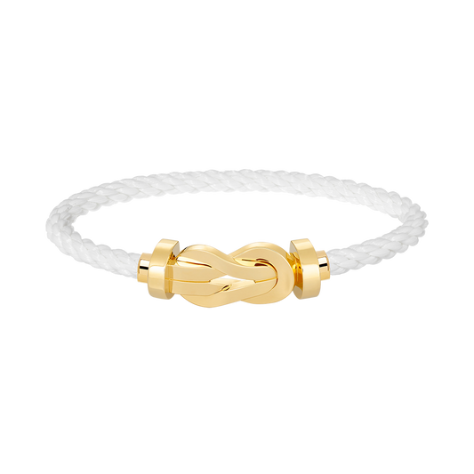 [Renovia Jewelry]CHANCE LARGE 8 FIGURE BUCKLE NO DIAMOND BRACELET GOLD