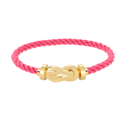 [Renovia Jewelry]CHANCE LARGE 8 FIGURE BUCKLE NO DIAMOND BRACELET GOLD
