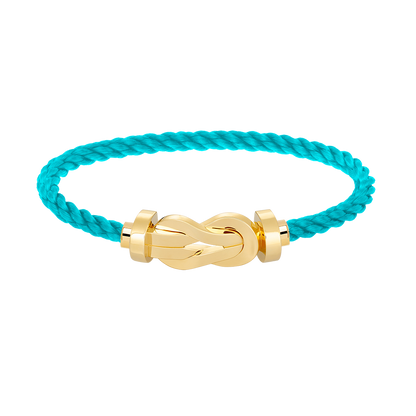[Renovia Jewelry]CHANCE LARGE 8 FIGURE BUCKLE NO DIAMOND BRACELET GOLD