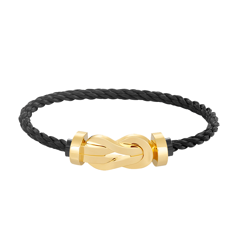 [Renovia Jewelry]CHANCE LARGE 8 FIGURE BUCKLE NO DIAMOND BRACELET GOLD