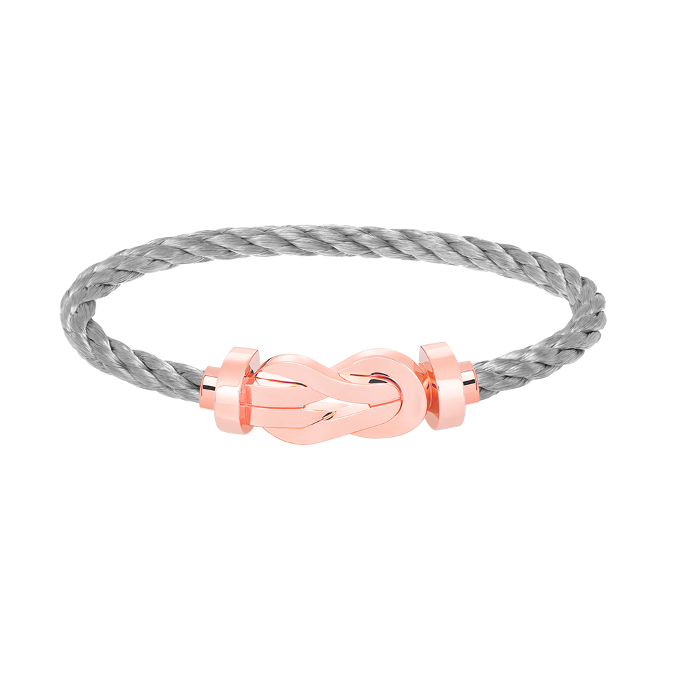 [Renovia Jewelry]CHANCE LARGE 8 FIGURE BUCKLE NO DIAMOND BRACELET ROSE GOLD
