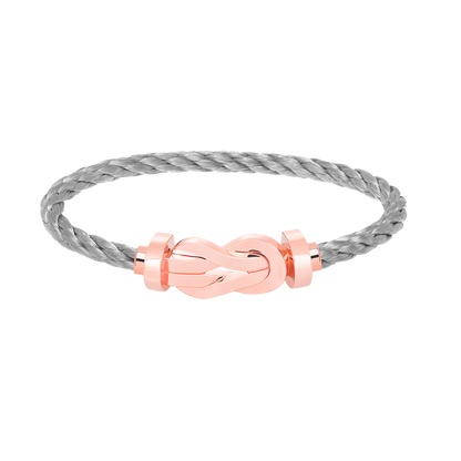 [Renovia Jewelry]CHANCE LARGE 8 FIGURE BUCKLE NO DIAMOND BRACELET ROSE GOLD