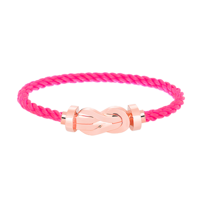 [Renovia Jewelry]CHANCE LARGE 8 FIGURE BUCKLE NO DIAMOND BRACELET ROSE GOLD