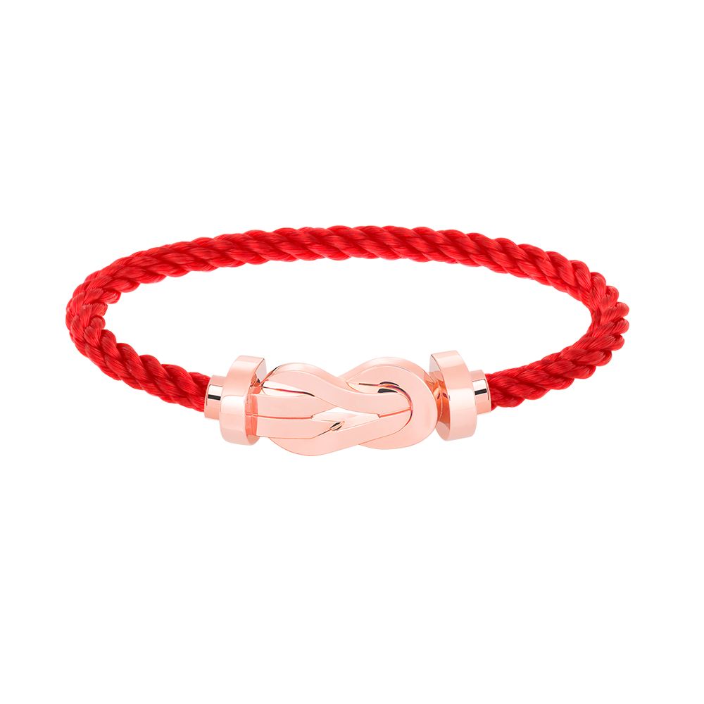 [Renovia Jewelry]CHANCE LARGE 8 FIGURE BUCKLE NO DIAMOND BRACELET ROSE GOLD