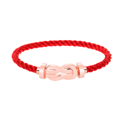 [Renovia Jewelry]CHANCE LARGE 8 FIGURE BUCKLE NO DIAMOND BRACELET ROSE GOLD