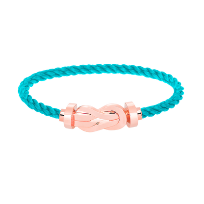 [Renovia Jewelry]CHANCE LARGE 8 FIGURE BUCKLE NO DIAMOND BRACELET ROSE GOLD
