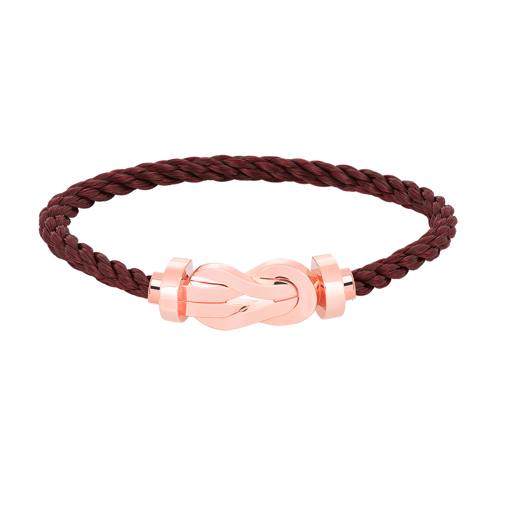 [Renovia Jewelry]CHANCE LARGE 8 FIGURE BUCKLE NO DIAMOND BRACELET ROSE GOLD