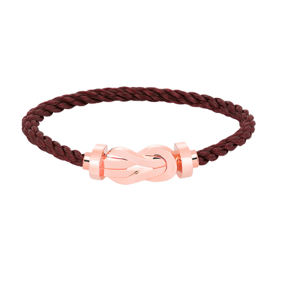 [Renovia Jewelry]CHANCE LARGE 8 FIGURE BUCKLE NO DIAMOND BRACELET ROSE GOLD