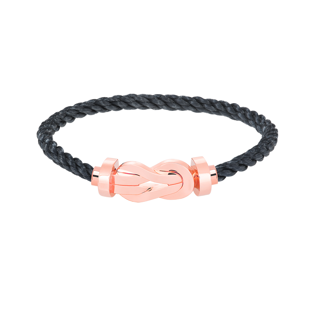 [Renovia Jewelry]CHANCE LARGE 8 FIGURE BUCKLE NO DIAMOND BRACELET ROSE GOLD