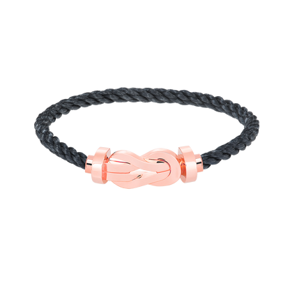 [Renovia Jewelry]CHANCE LARGE 8 FIGURE BUCKLE NO DIAMOND BRACELET ROSE GOLD