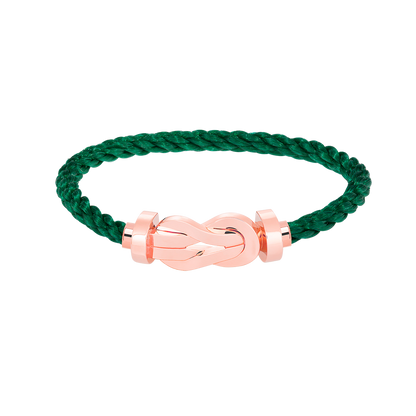 [Renovia Jewelry]CHANCE LARGE 8 FIGURE BUCKLE NO DIAMOND BRACELET ROSE GOLD