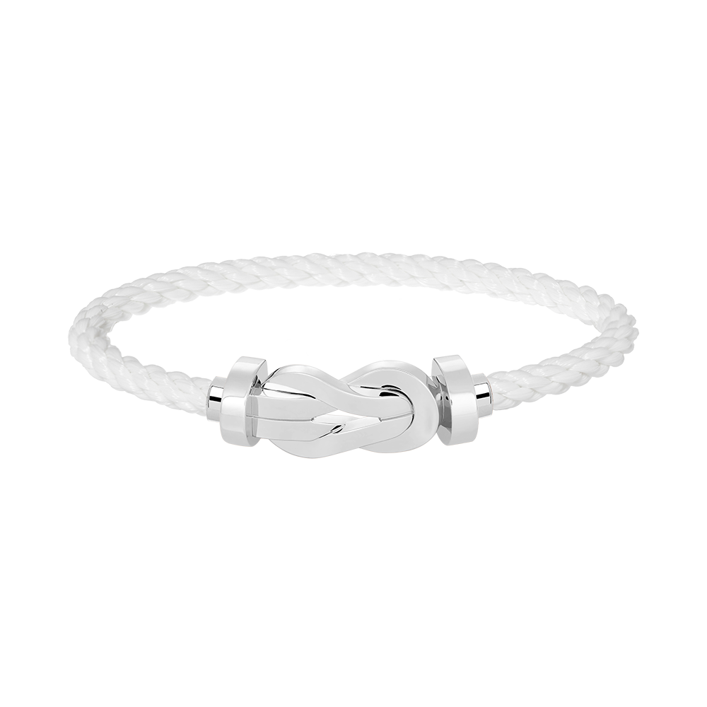 [Renovia Jewelry]CHANCE LARGE 8 FIGURE BUCKLE NO DIAMOND BRACELET SILVER