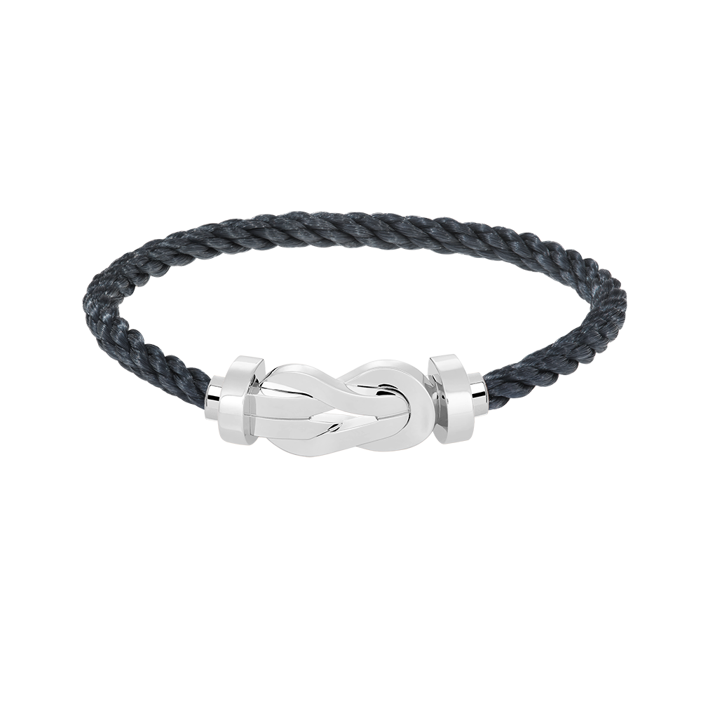 [Renovia Jewelry]CHANCE LARGE 8 FIGURE BUCKLE NO DIAMOND BRACELET SILVER