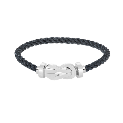[Renovia Jewelry]CHANCE LARGE 8 FIGURE BUCKLE NO DIAMOND BRACELET SILVER