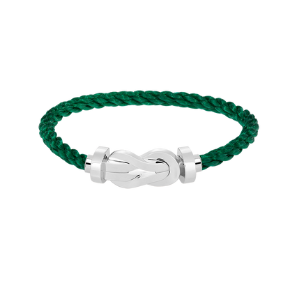 [Renovia Jewelry]CHANCE LARGE 8 FIGURE BUCKLE NO DIAMOND BRACELET SILVER