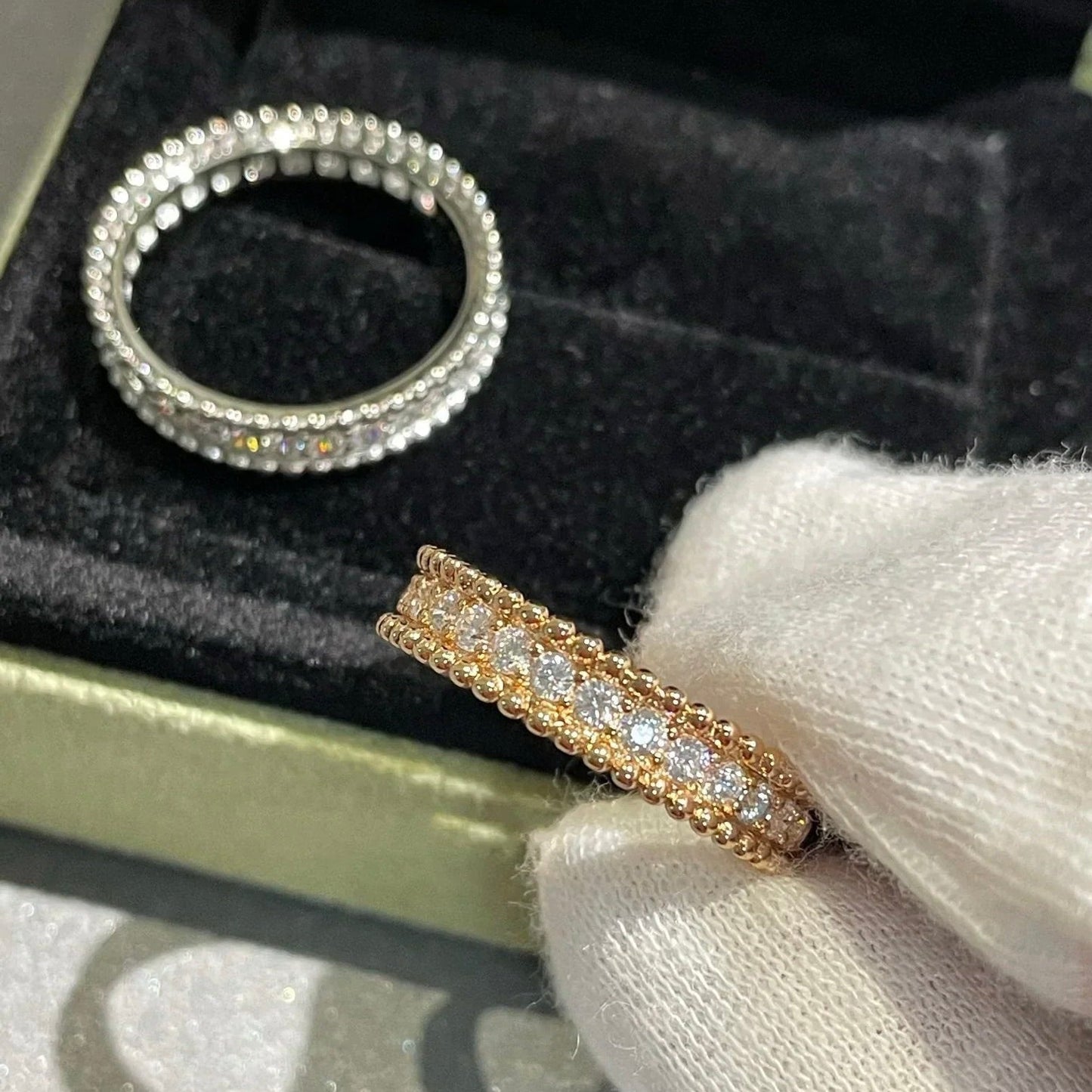 [Renovia Jewelry]PERLEE DIAMOND ROSE GOLD RING