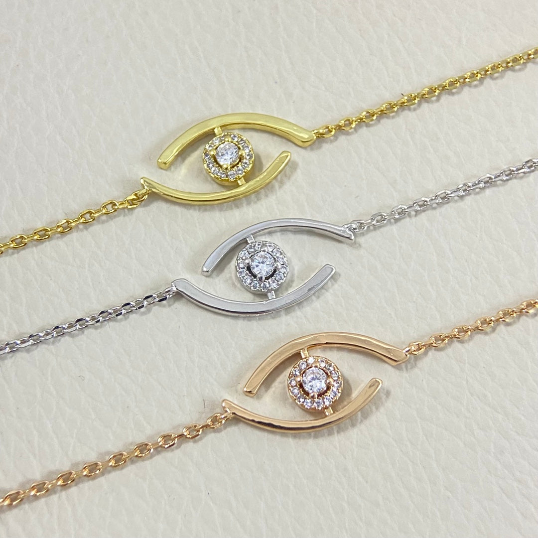 [Renovia Jewelry]Lucky Eye Pave-Set Diamond Bracelet