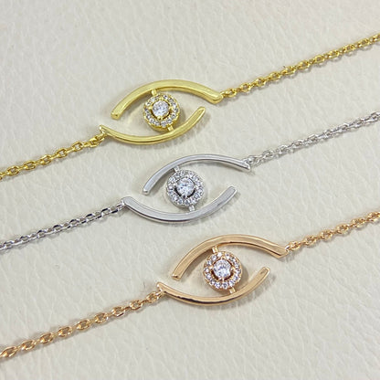 [Renovia Jewelry]Lucky Eye Pave-Set Diamond Bracelet