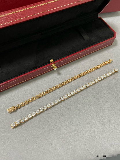 [Renovia Jewelry]TENNIS BRACELET WITH FULL DIAMOND SETTING