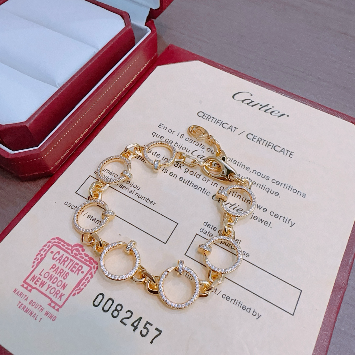 [Renovia Jewelry Jewelry] LOVE&JUSTE BRACELET DIAMONDS