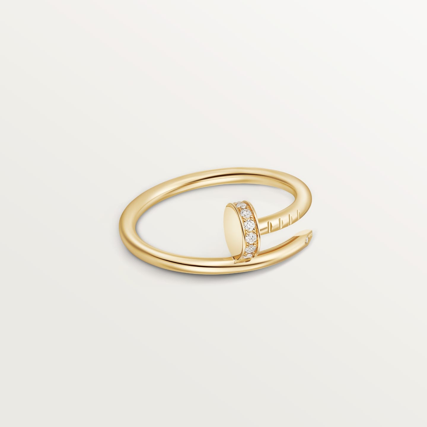 [Renovia Jewelry]JUSTE 1.8MM HALF DIAMOND RING