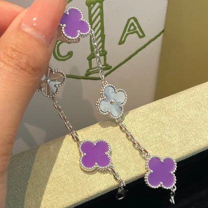 [Renovia Jewelry] CLOVER 5 MOTIF VIOLET BRACELET COLLECTION