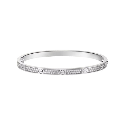 [Renovia Jewelry]LOVE BRACELET 3.65MM DIAMOND-PAVED