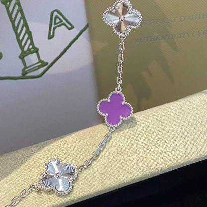 [Renovia Jewelry] CLOVER 5 MOTIF VIOLET BRACELET COLLECTION