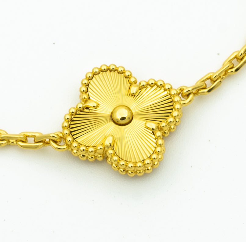 [Renovia Jewelry] CLOVER 5 MOTIF LASER BRACELET COLLECTION