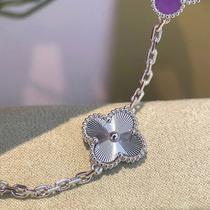 [Renovia Jewelry] CLOVER 5 MOTIF VIOLET BRACELET COLLECTION