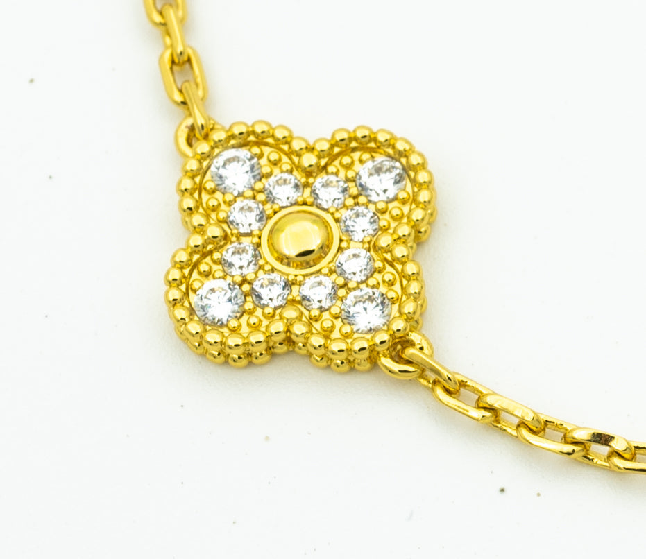 [Renovia Jewelry] CLOVER 5 MOTIF LASER BRACELET COLLECTION