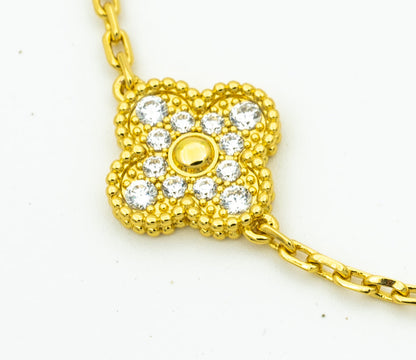 [Renovia Jewelry] CLOVER 5 MOTIF LASER BRACELET COLLECTION