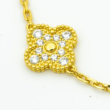 [Renovia Jewelry] CLOVER 5 MOTIF LASER BRACELET COLLECTION
