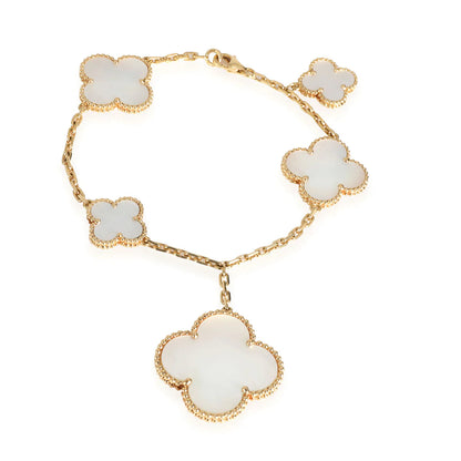 [Renovia Jewelry]MAGIC CLOVER MOP GOLD BRACELET 5 MOTIFS