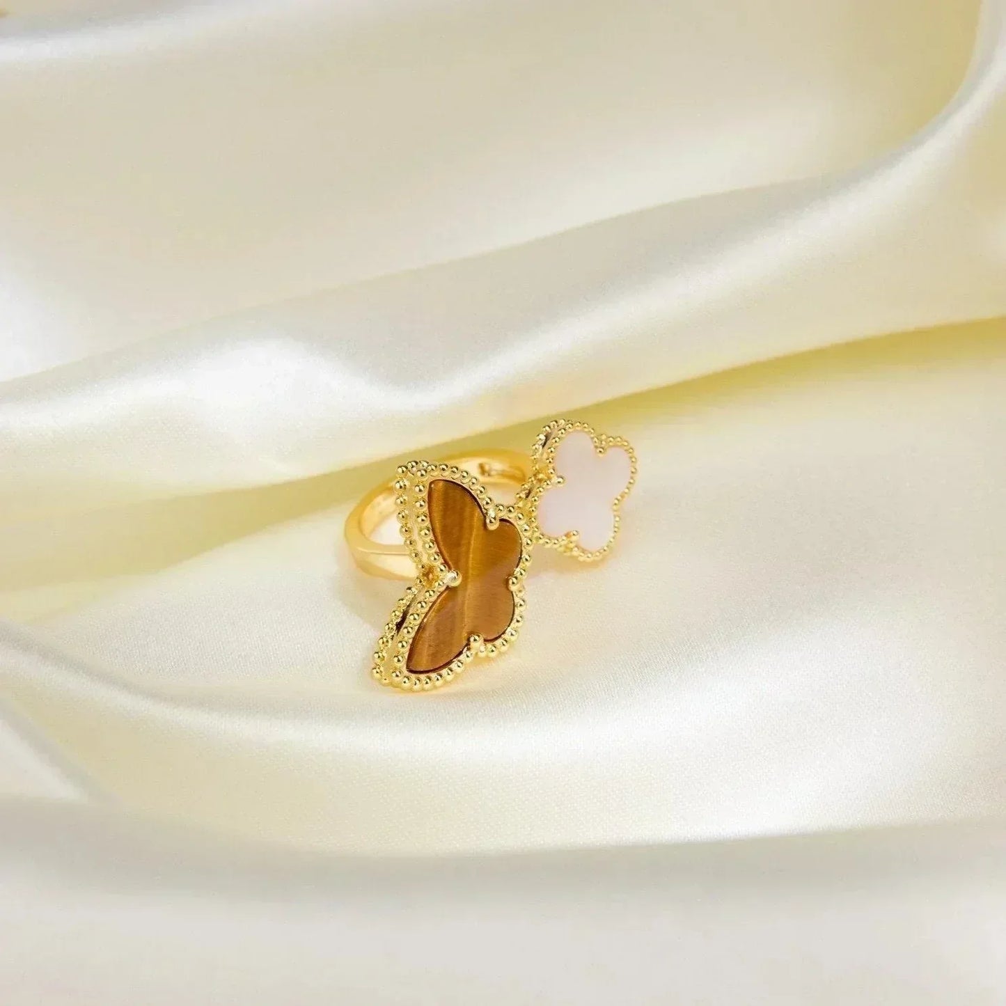 [Renovia Jewelry]LUCKY BETWEEN THE FINGER RING