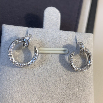 [Renovia Jewelry]JUSTE EARRINGS SILVER DIAMONDS
