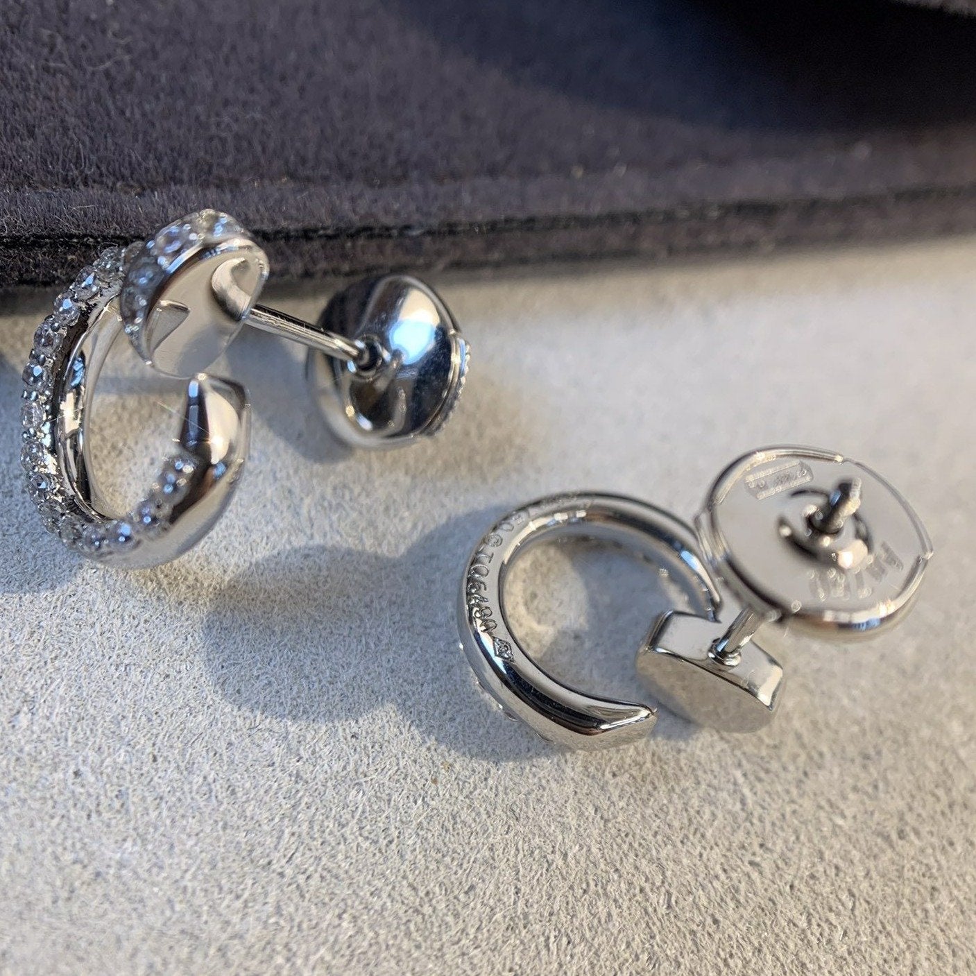 [Renovia Jewelry]JUSTE EARRINGS SILVER DIAMONDS