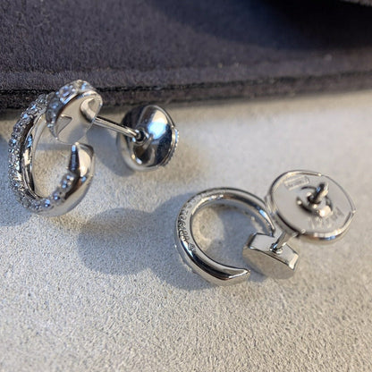 [Renovia Jewelry]JUSTE EARRINGS SILVER DIAMONDS