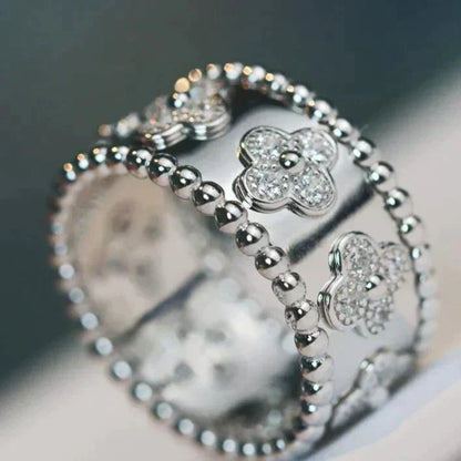 [Renovia Jewelry]CLOVER KALEIDOSCOPE RING 10MM