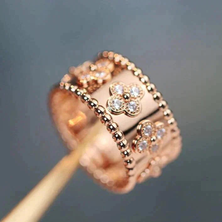 [Renovia Jewelry]CLOVER KALEIDOSCOPE RING 10MM