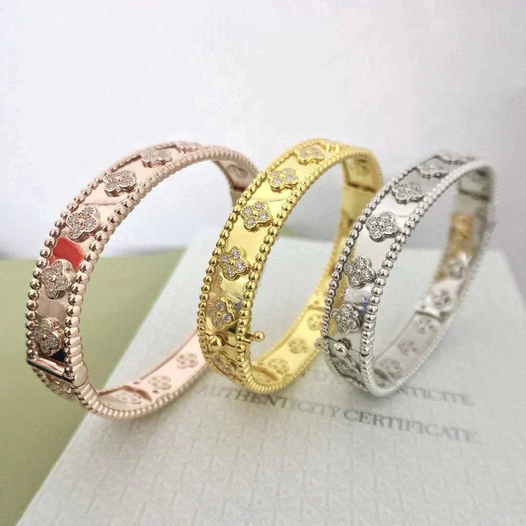 [Renovia Jewelry]CLOVER BRACELET 8MM DIAMONDS