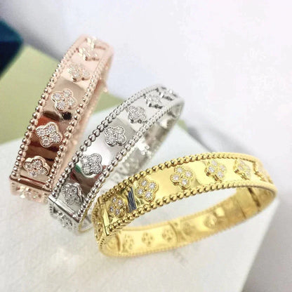 [Renovia Jewelry]CLOVER BRACELET 8MM DIAMONDS
